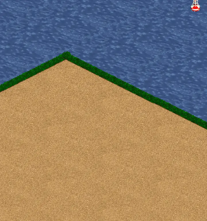 Carte Beach, zoom avant