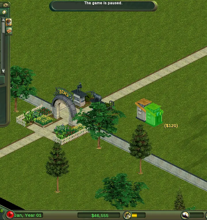 Jeu original: Bâtiment posé sur terrain plat
