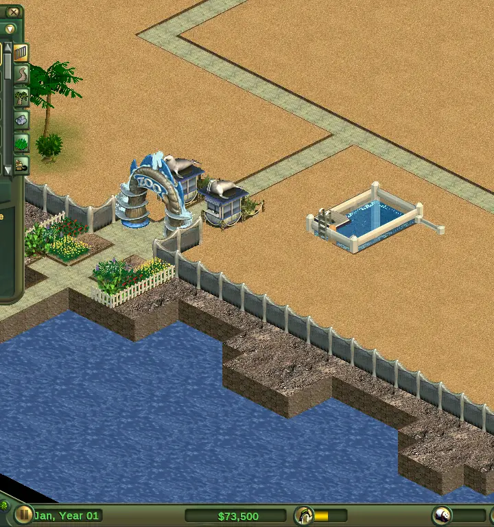 Jeu original: Bassin construit